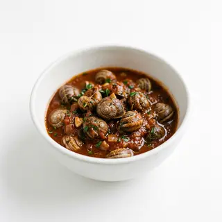 tarrina pequeña de cabrillas con tomate