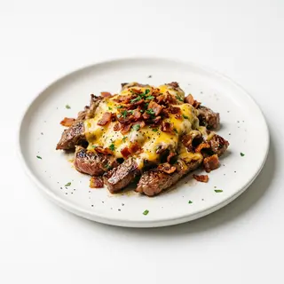 Ternera Bacón Y Queso