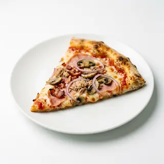 Porción De Pizza Caprichosa