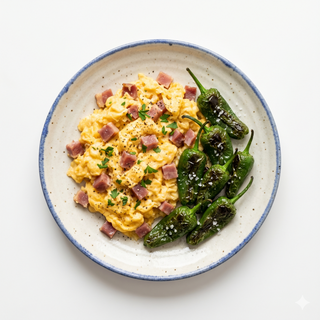 Huevos Revueltos Con Jamón