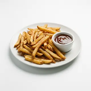 Patatas fritas con salsa barbacoa (250 g.)