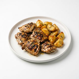Presa De Pollo Con Patatas