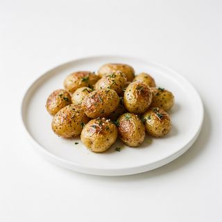 Tarrina de patatas pequeñas
