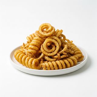 Patatine a spirale grandi