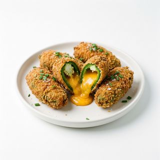 Jalapeños Con Cheddar (Ración)