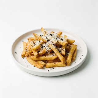 Patatas Fritas Con Trufa Y Parmesano