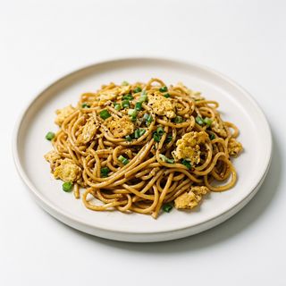 Noodles Fritos Con Huevo