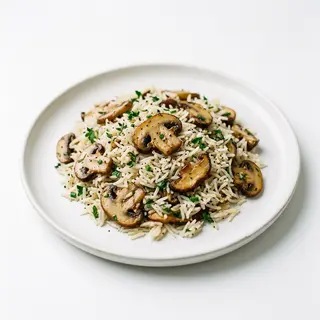 Arroz Con Champiñones