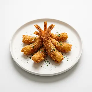 Langostinos Fritos al Estilo de la Casa
