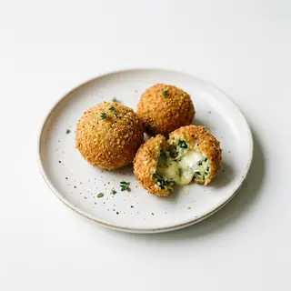Arancini De Espinacas Y Mozzarella
