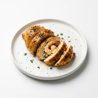 10E, Pollo Relleno De Gambas