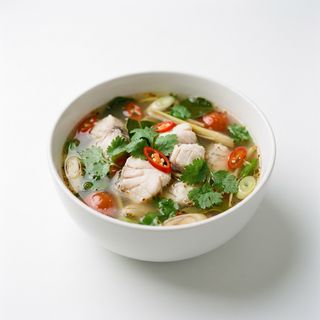 Sopa Thai de Peixe