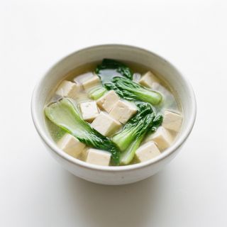 117.Zuppa di tofu con verdure 青菜豆腐汤