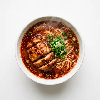 22. Spicy chicken ramen