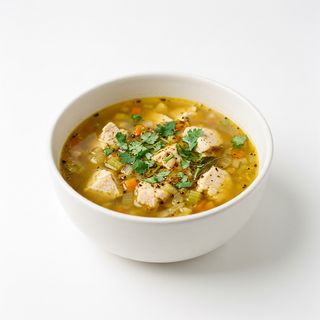 Indyjska Zupa z Kurczaka