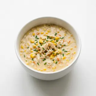 32. Sopa De Cangrejo Con Maíz