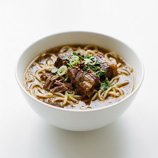 Fideos Con Costilla De Ternera Estofada