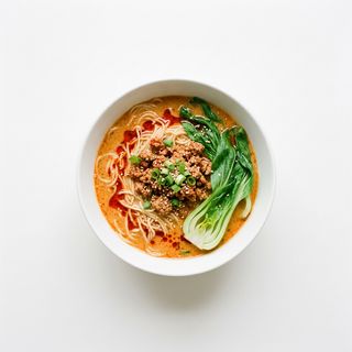 44.Spaghetti in brodo piccante alla giapponese 日本担担面