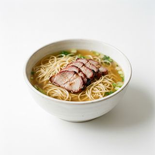 Sopa De Fideos Chinos Con Cha-Che