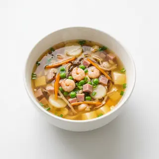 Sopa tres delicias