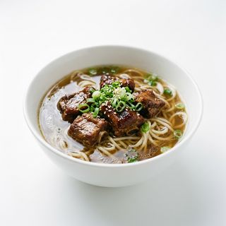 33.La mian con costine di maiale 排骨拉面