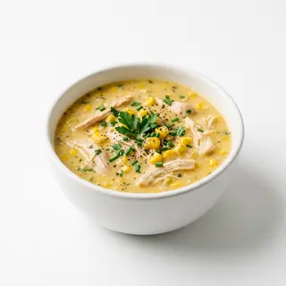 Sopa De Maíz Con Pollo