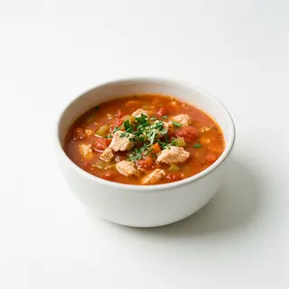 Sopa De Pollo Con Tomate