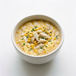 Sopa De Maíz Con Cangrejo