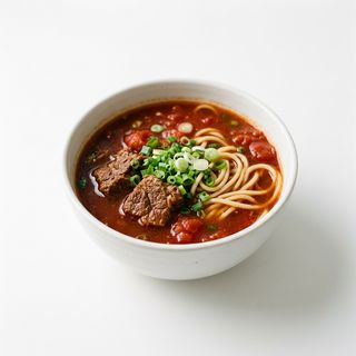 26.Spaghetti in brodo con manzo e pomodoro 番茄牛肉面