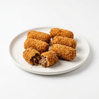 Crocchette di maiale sfilacciato