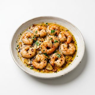Langostinos Pelados Al Ajillo