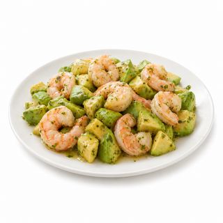 Ensalada De Aguacate Y Langostinos