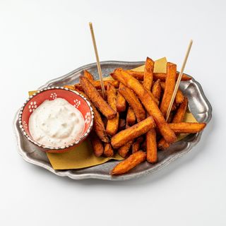 Patate dolci con salsa allo yogurt