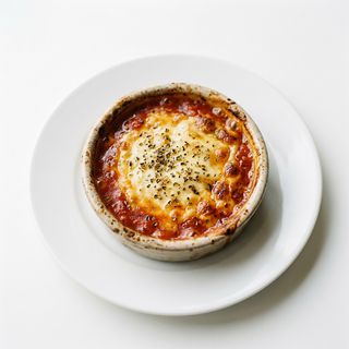 Provolone Con Salsa De Tomate
