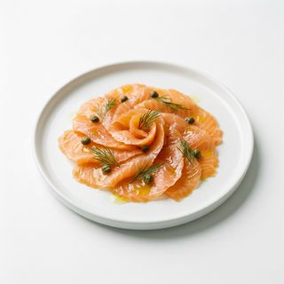 Carpaccio De Salmón Ahumado