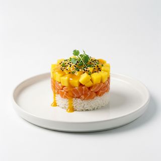 Tartar De Salmón Y Mango