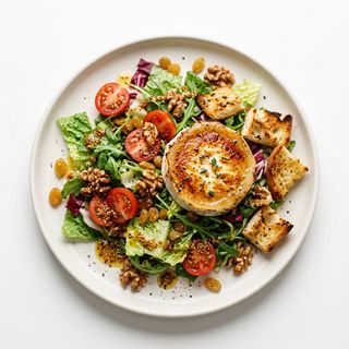 Ensalada Templada De Queso De Cabra