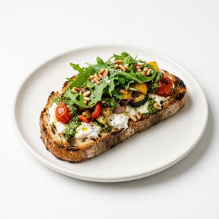 Tostada De Burrata De La Huerta