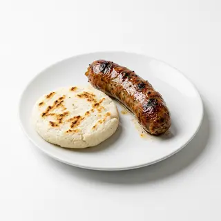 Chorizo Con Arepa