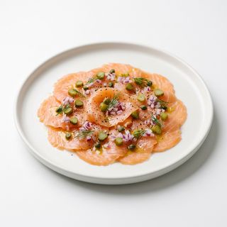Carpaccio De Salmón Ahumado