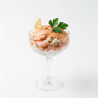 Cocktail De Gambas Con Cangrejo