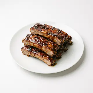 Costillas Con Salsa Barbacoa