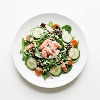 Ensalada con carne de cangrejo