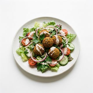 Ensalada de faláfel