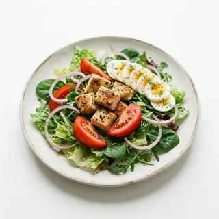 Ensalada de pollo corral