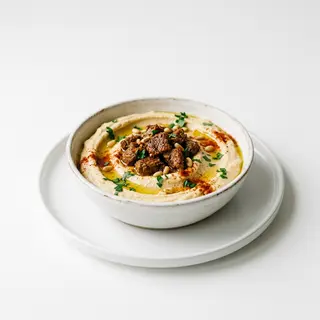 Hummus Con Ternera