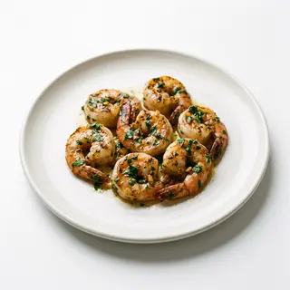 Langostinos con Cilantro
