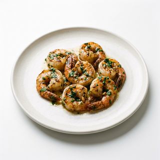 Langostinos con Cilantro