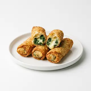 Rollitos De Espinacas Con Queso