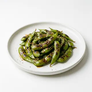 Salteado De Edamames Yakiniku